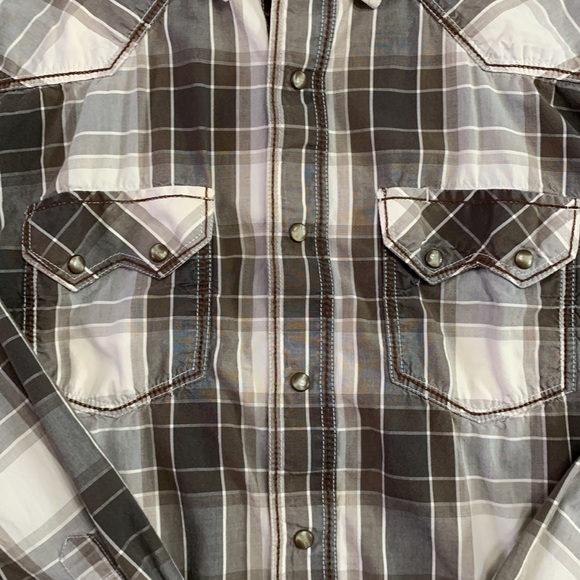 Western Cut Dress Shirt 2x-Tall - Picture 2 of 5